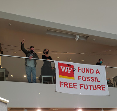 Climate Activists Occupy Wells Fargo Global Headquarters:April 25, 2022